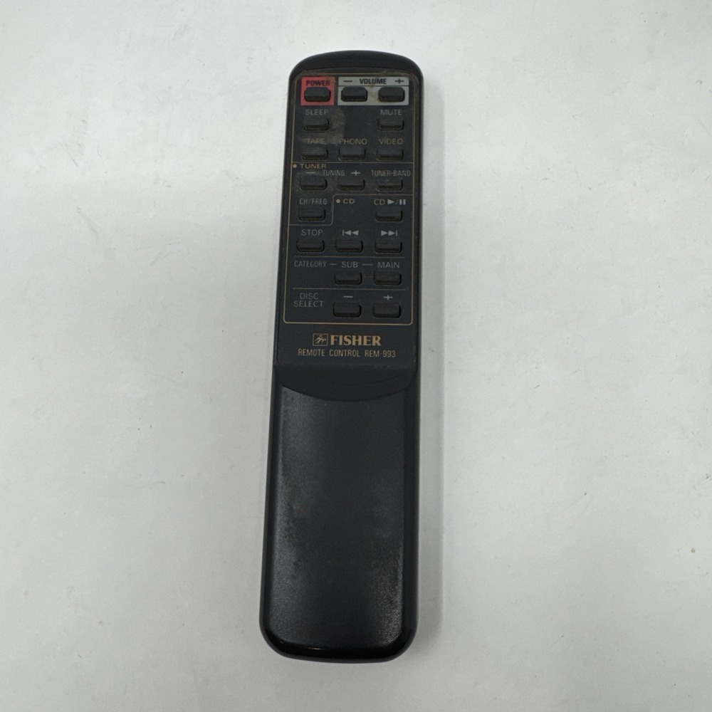 Genuine‎ Fisher Remote Control REM-993 OEM Tested And Working